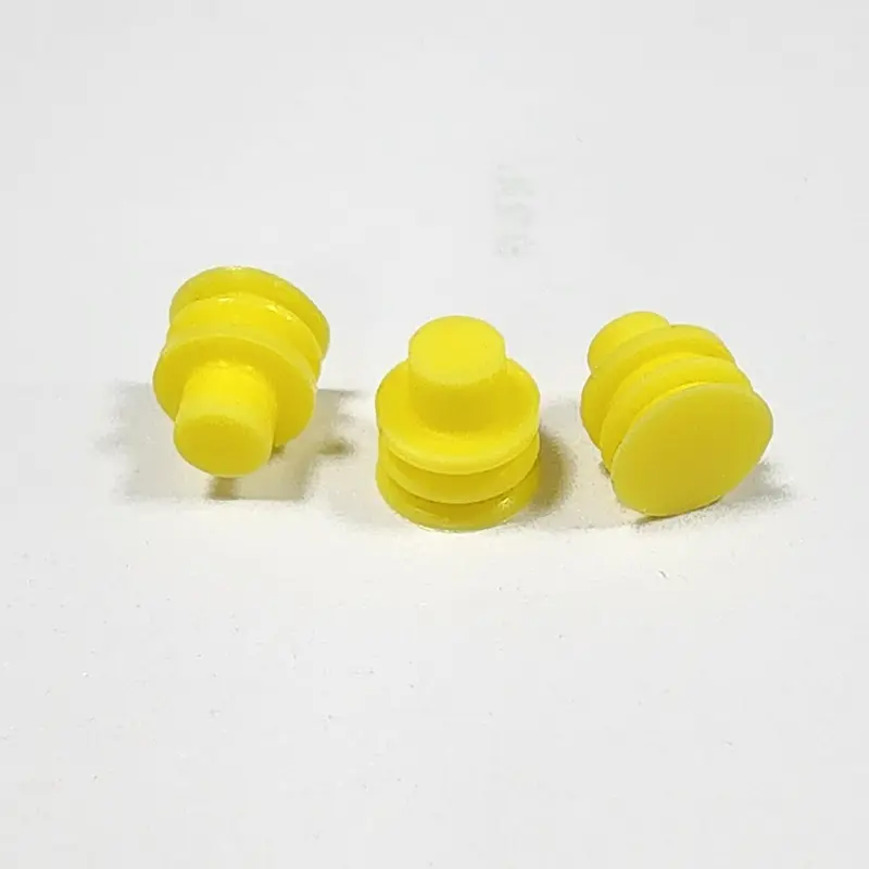 Tappo di tenuta in silicone giallo da 2,6 mm