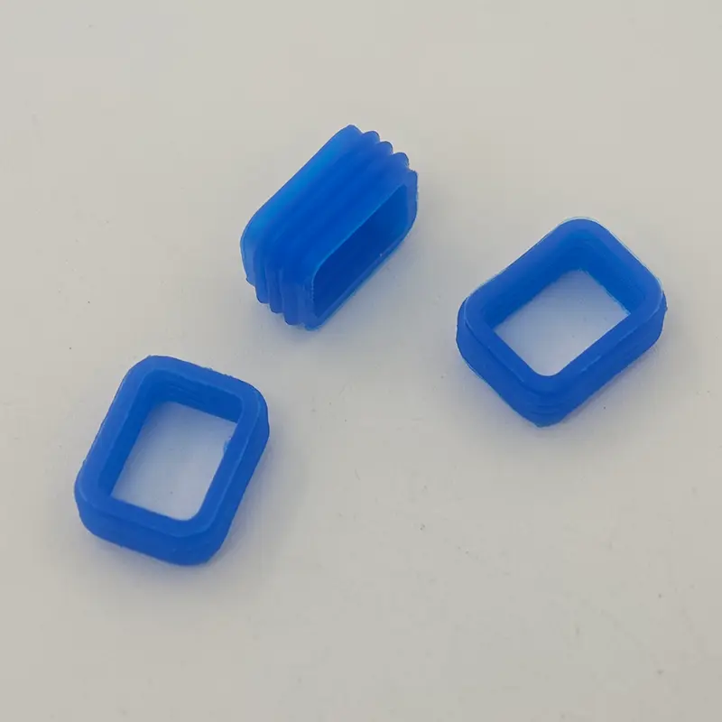 Guarnizione del connettore in gomma in silicone a 3 vie blu