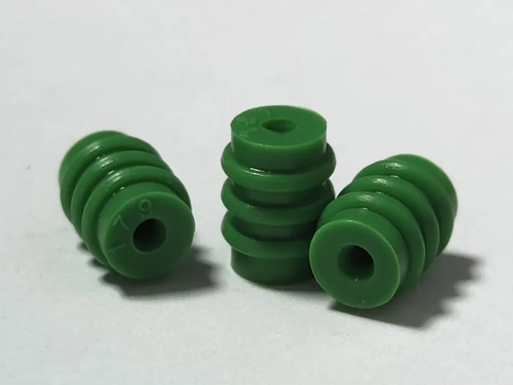 1.3mm Green Silicone Plug